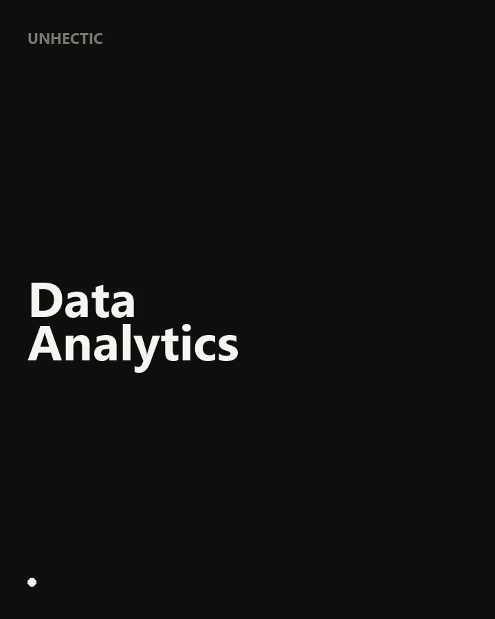 Data Analytics services by Unhectic
