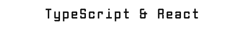 TypeScript and React